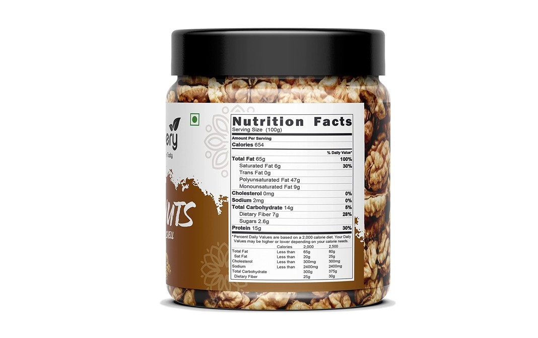 Foodery Walnuts Without Shell    Plastic Jar  400 grams